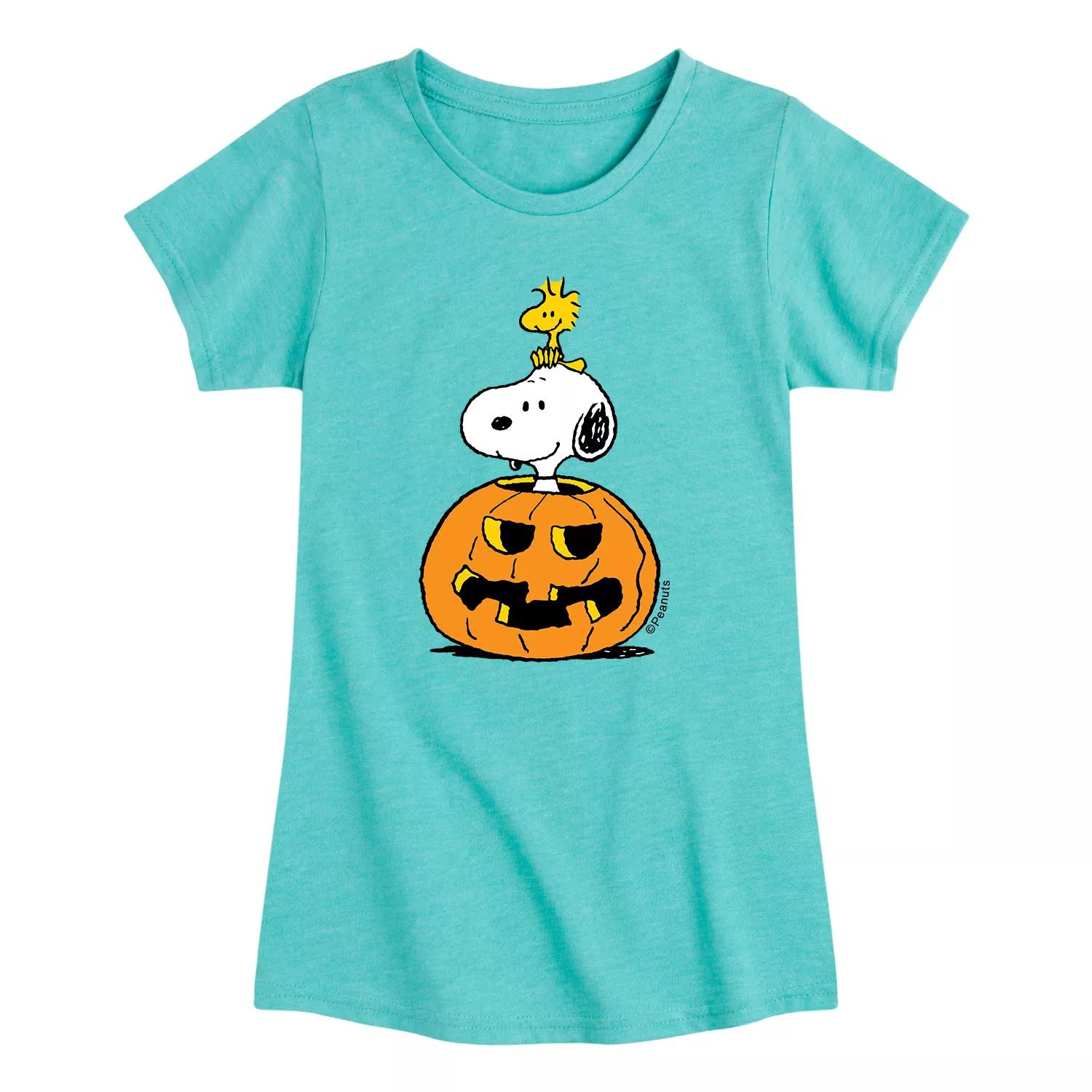 Футболка с рисунком тыквы «Арахис» для девочек 7–16 лет Snoopy Licensed Character футболка с рисунком конфет и тыквы для девочек 7–16 лет licensed character