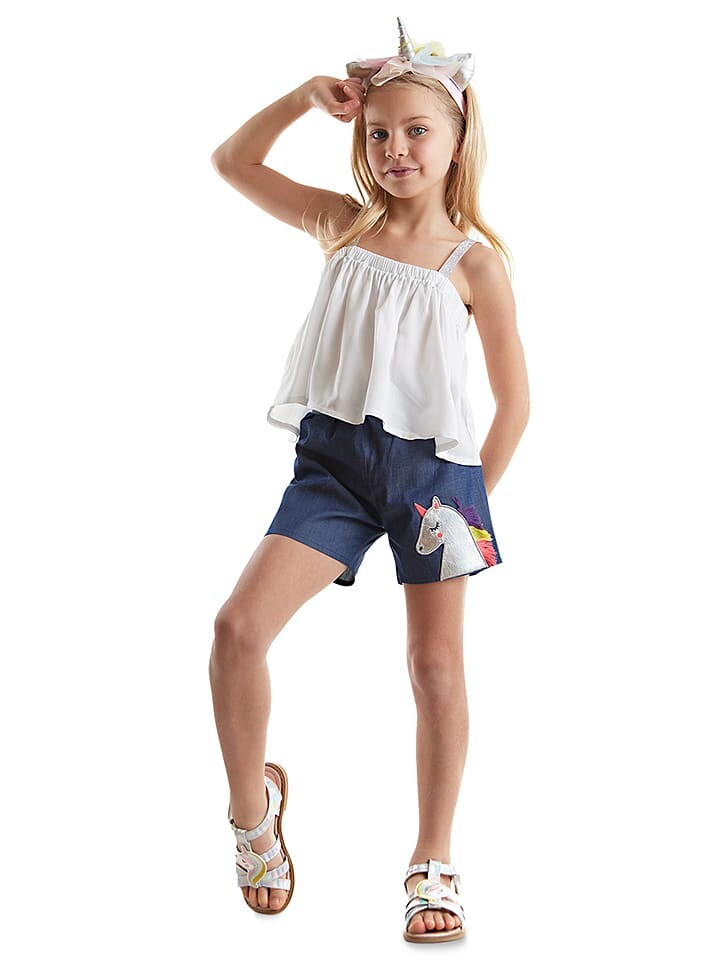 

Топ Denokids, цвет weiß/dunkelblau