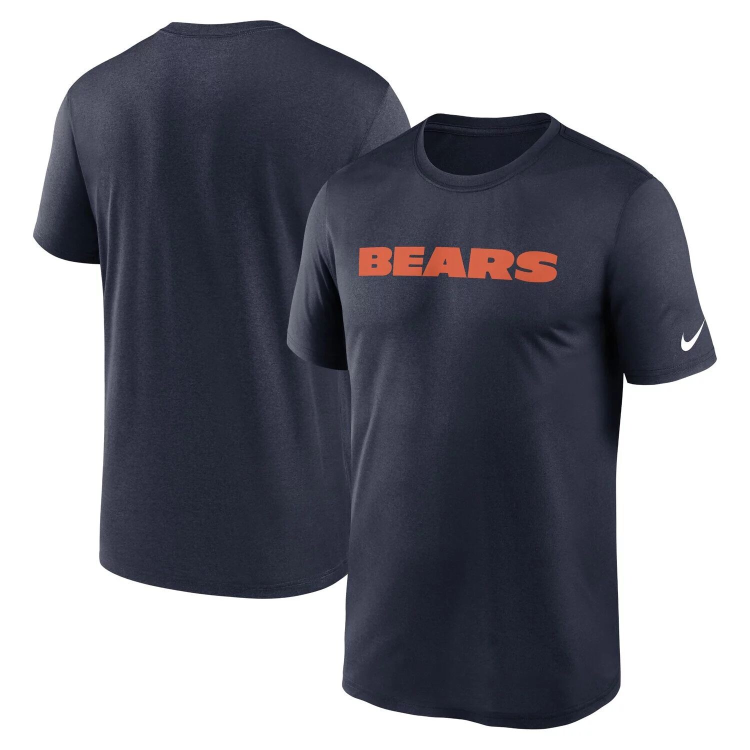 

Мужская темно-синяя футболка Chicago Bears Legend с надписью Performance Nike, Синий