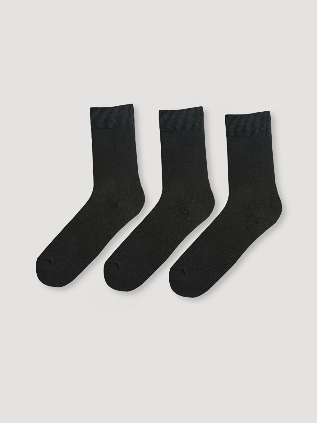 Мужские носки, 3 предмета LCW ACCESSORIES, черный полосатые мужские носки 3 шт в упаковке lcw accessories