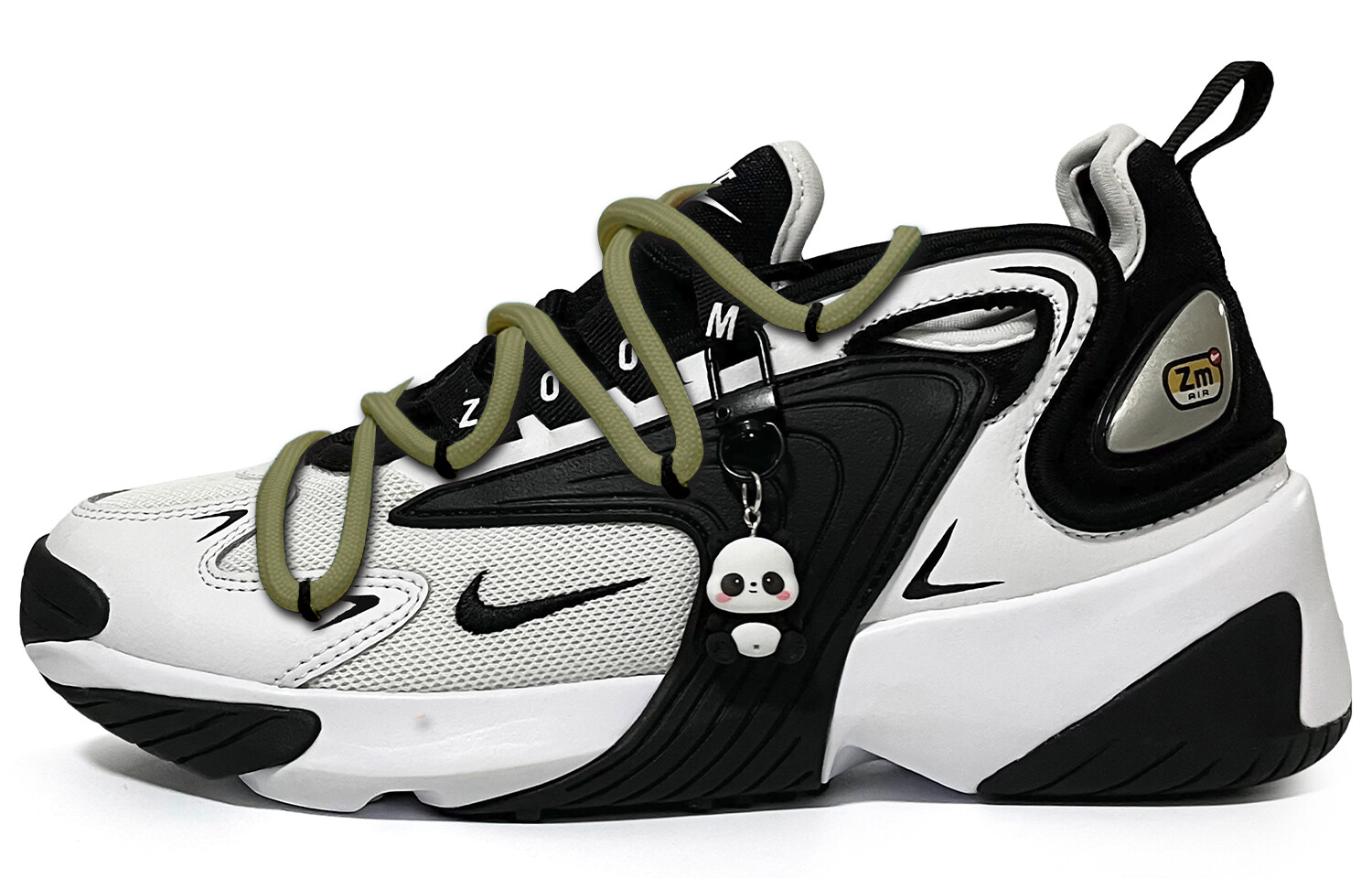 

Кроссовки женские Zoom 2K Mid Top Black/White Nike