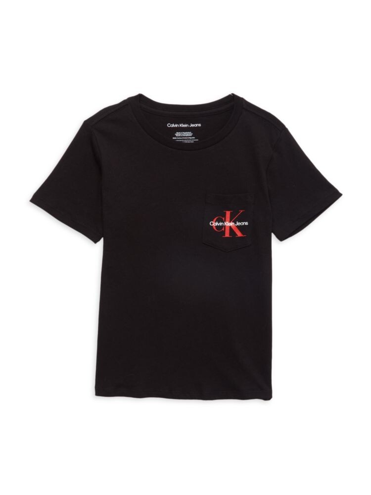 

Футболка с логотипом Little Boy Calvin Klein, черный