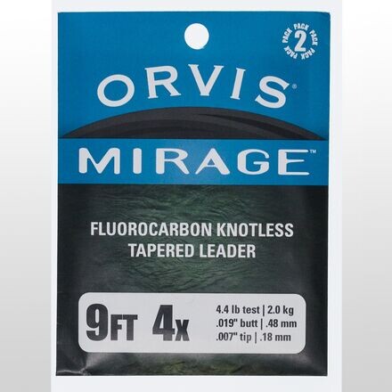 

Mirage Knotless Leader — упаковка из 2 шт. Orvis, цвет One Color