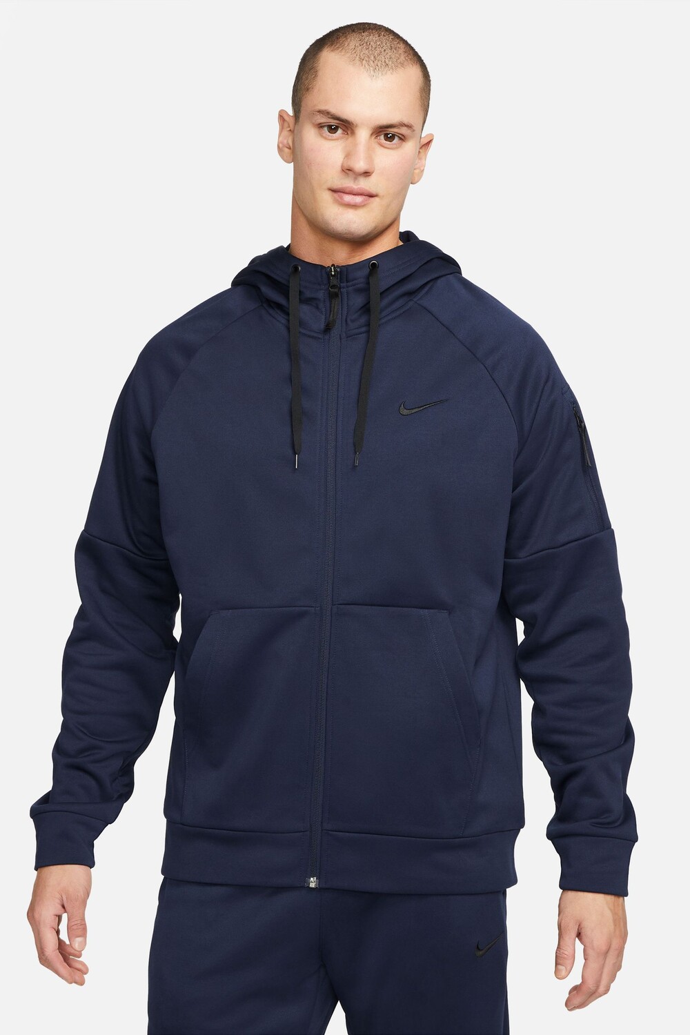 

Толстовка для фитнеса Therma-FIT на молнии Nike, синий