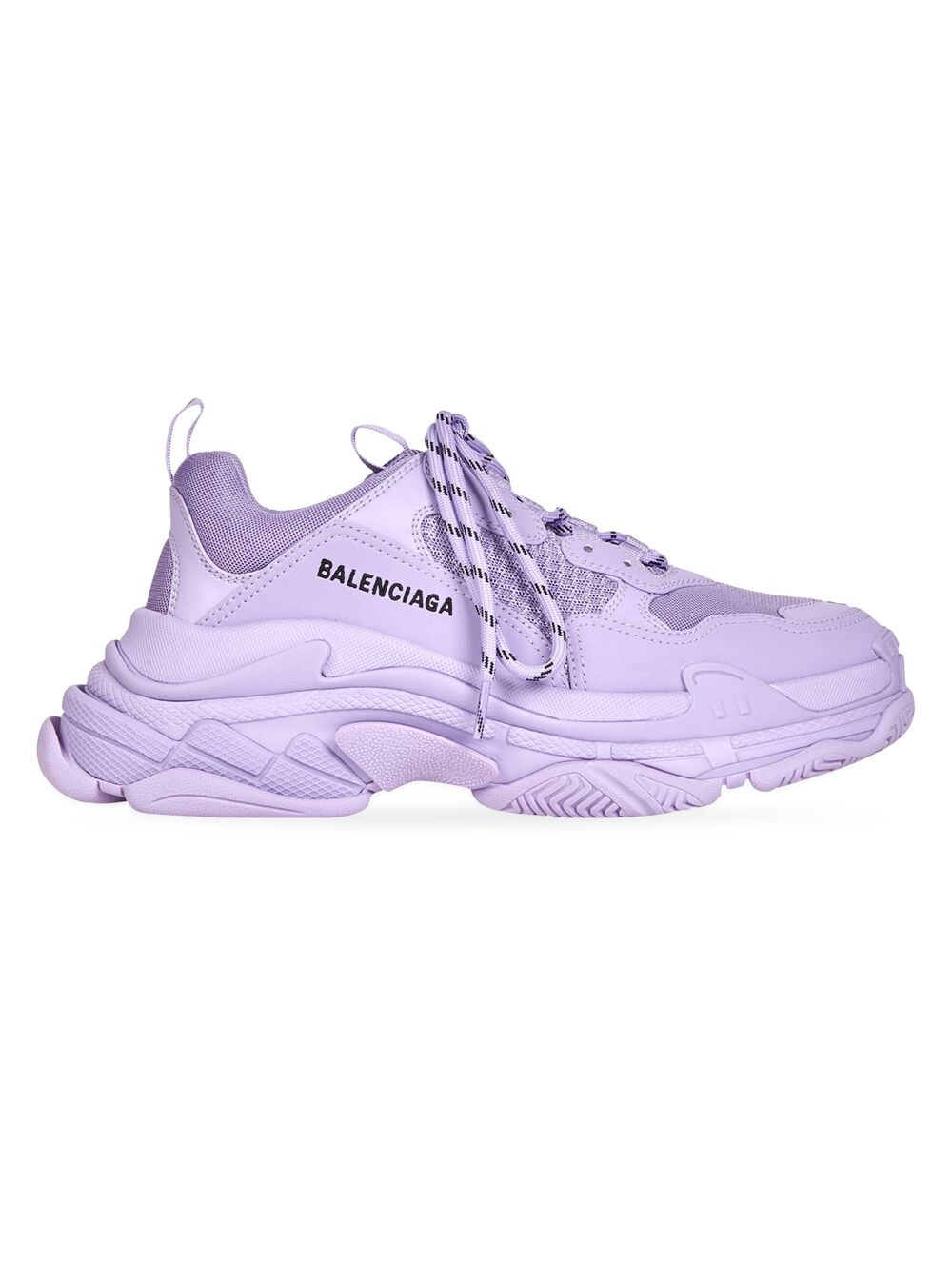 

Кроссовки Triple S Balenciaga, фиолетовый