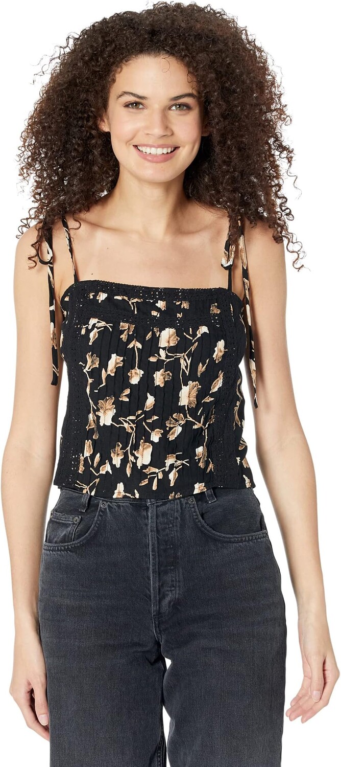 

Топ Saltwater Luxe Tanzania Recycled Slim Tank, черный