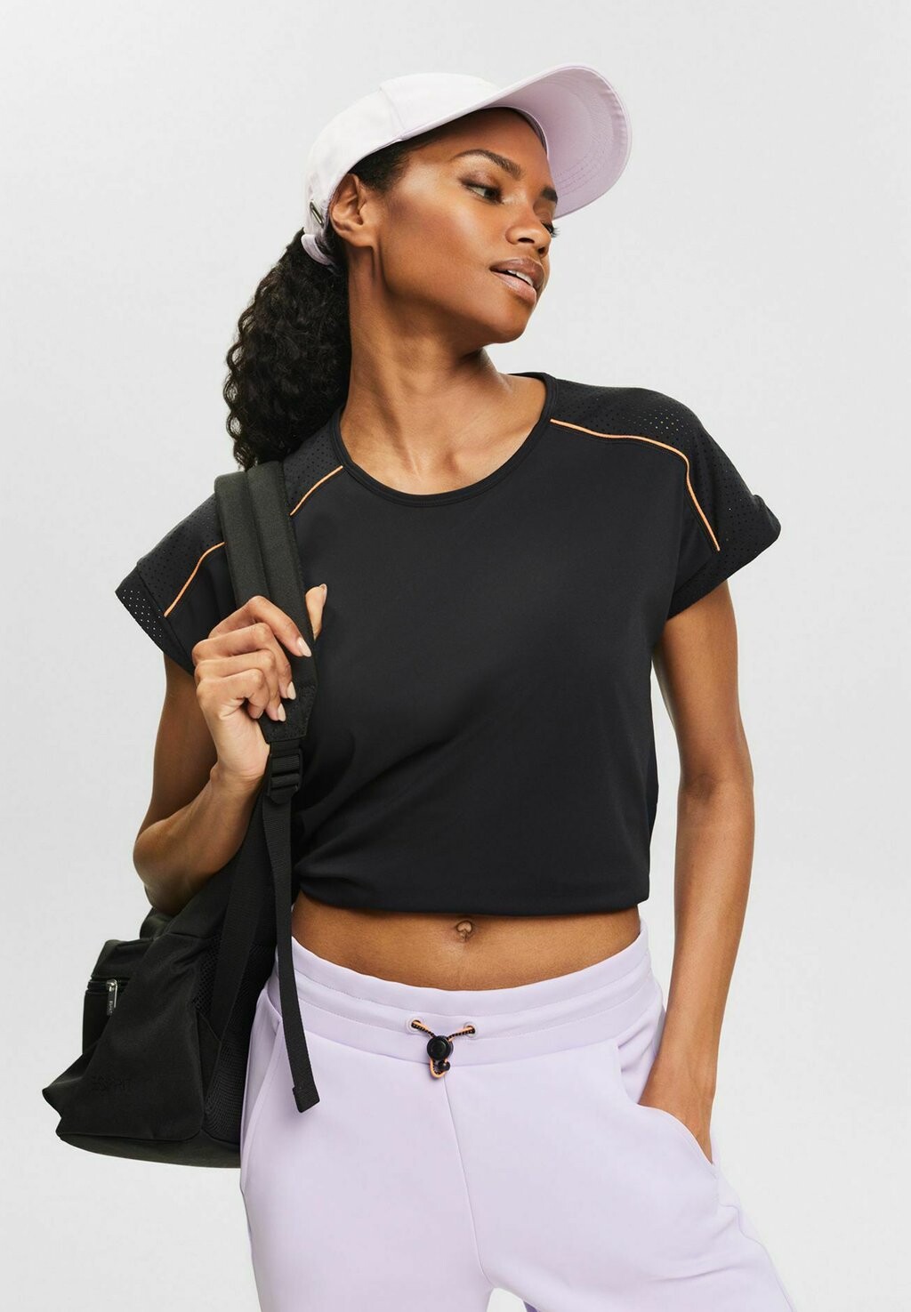 

Футболка базовая KURZÄRMLIGES ACTIVE Esprit, цвет black