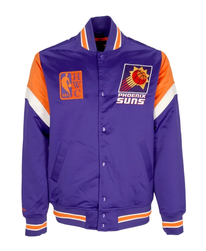 

Куртка Бомбер NBA Phoenix Suns Mitchell & Ness, фиолетовый