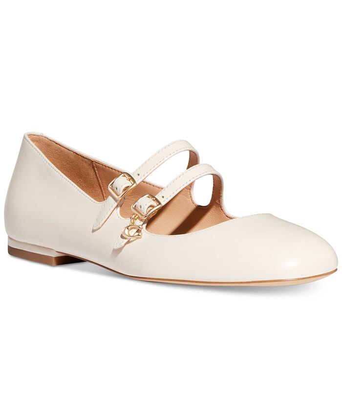 

Балетки Whitley Mary Jane COACH, белый