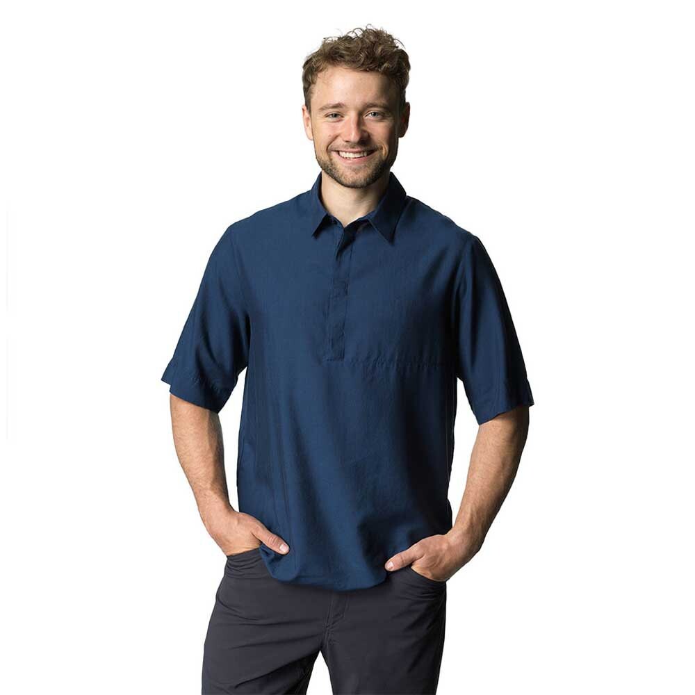 

Поло с коротким рукавом Houdini Tree, синий