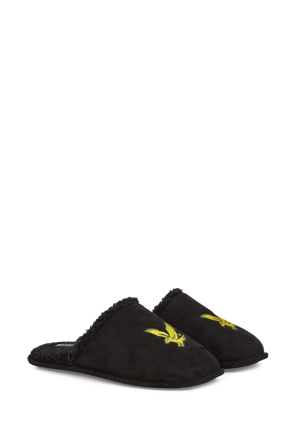 

Черные тапочки Lyle & Scott, черный