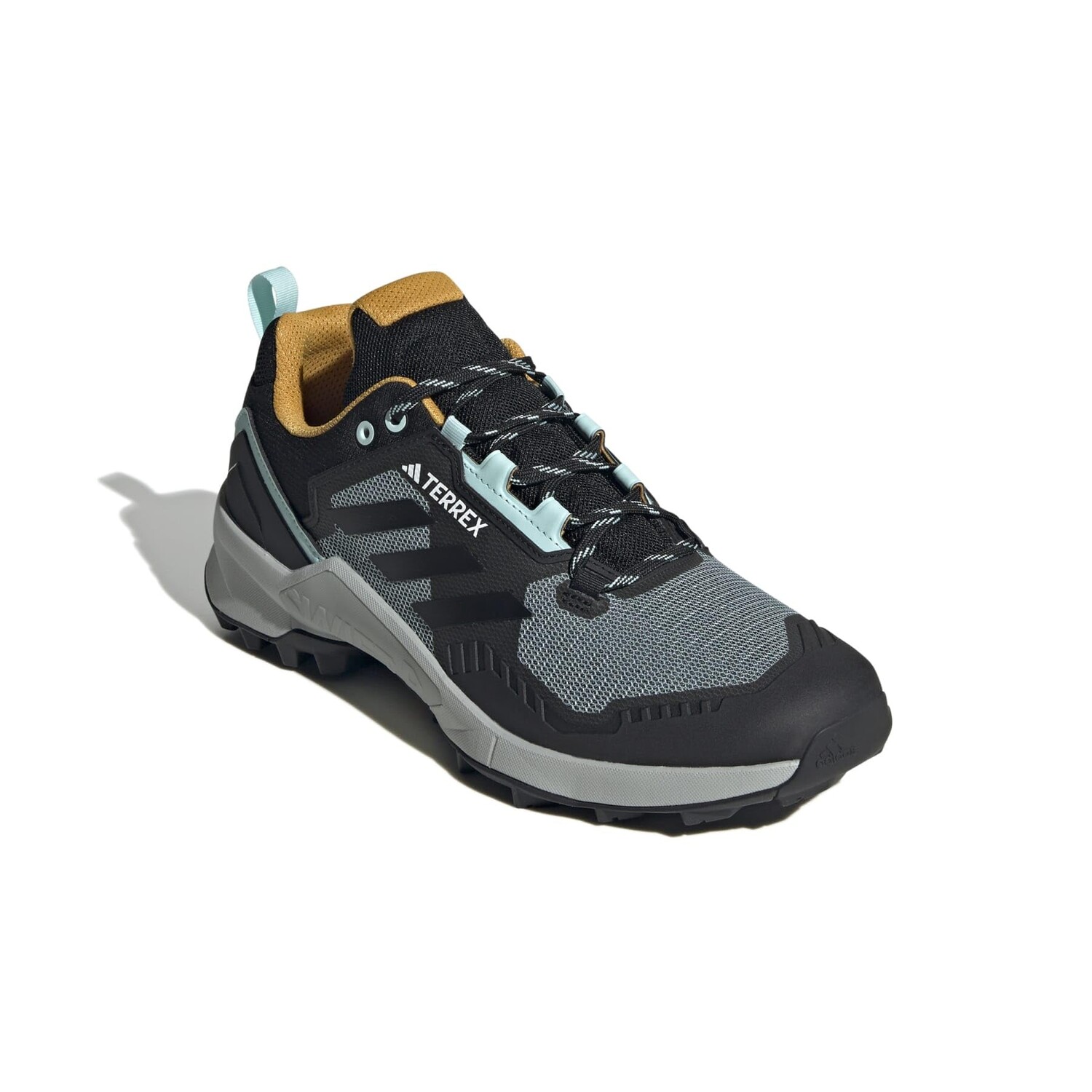 

Треккинговые кроссовки Adidas Outdoor Terrex Swift R3, черный/бирюзовый
