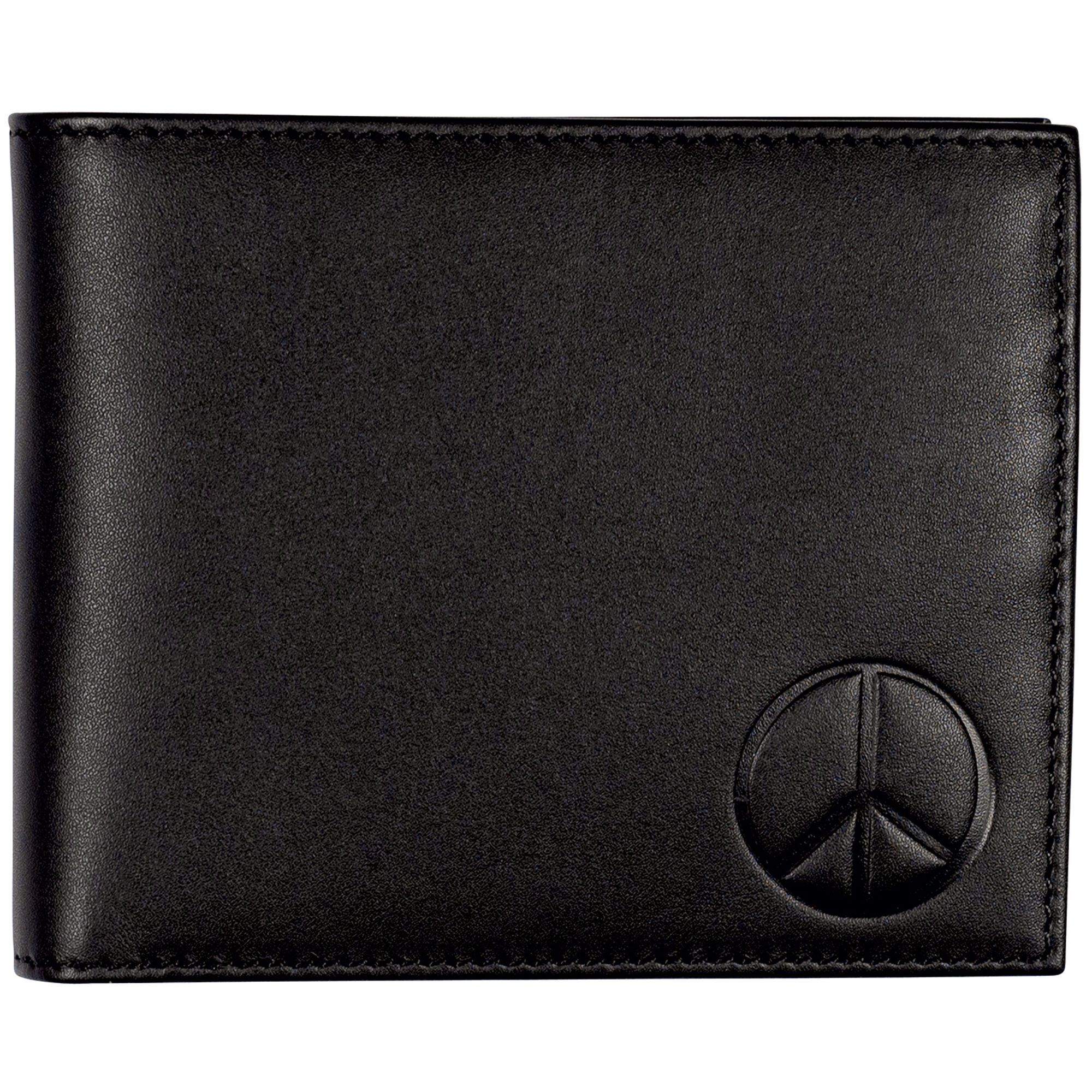 Кошелек oxmox Leather RFID Schutz Leder 12 см, цвет peace