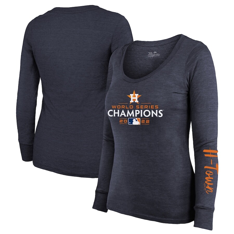 

Футболка с длинным рукавом Majestic Threads Houston Astros, нави