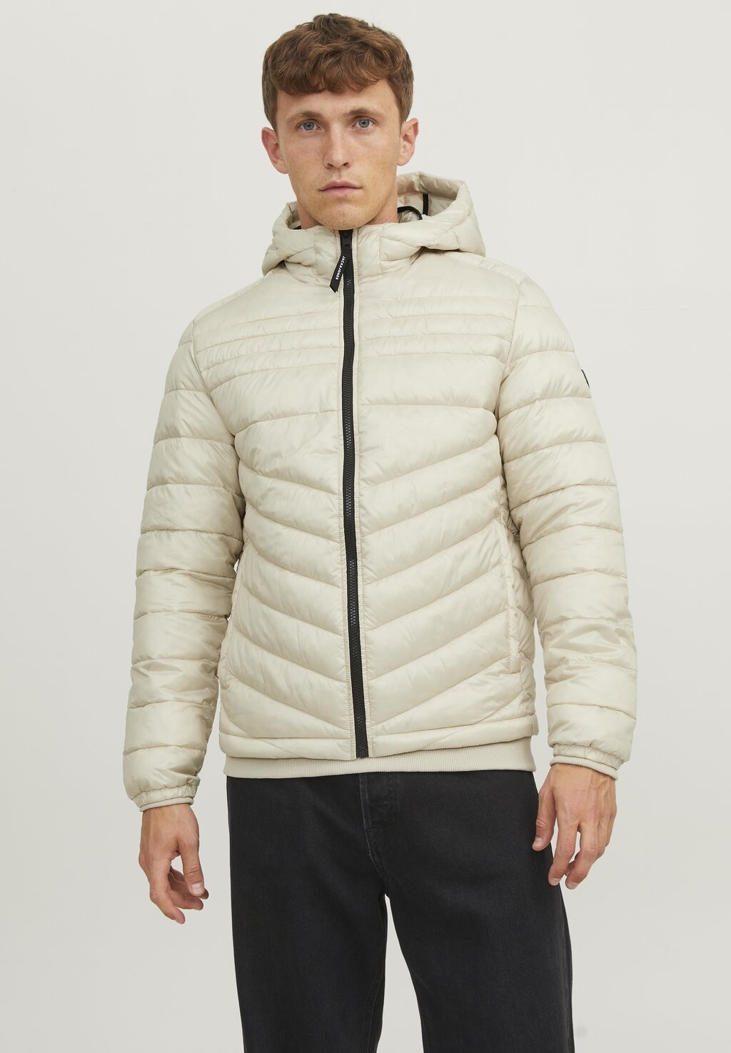 

Куртка зимняя WATTIERTE LEICHTE KAPUZEN Jack & Jones, лунный луч