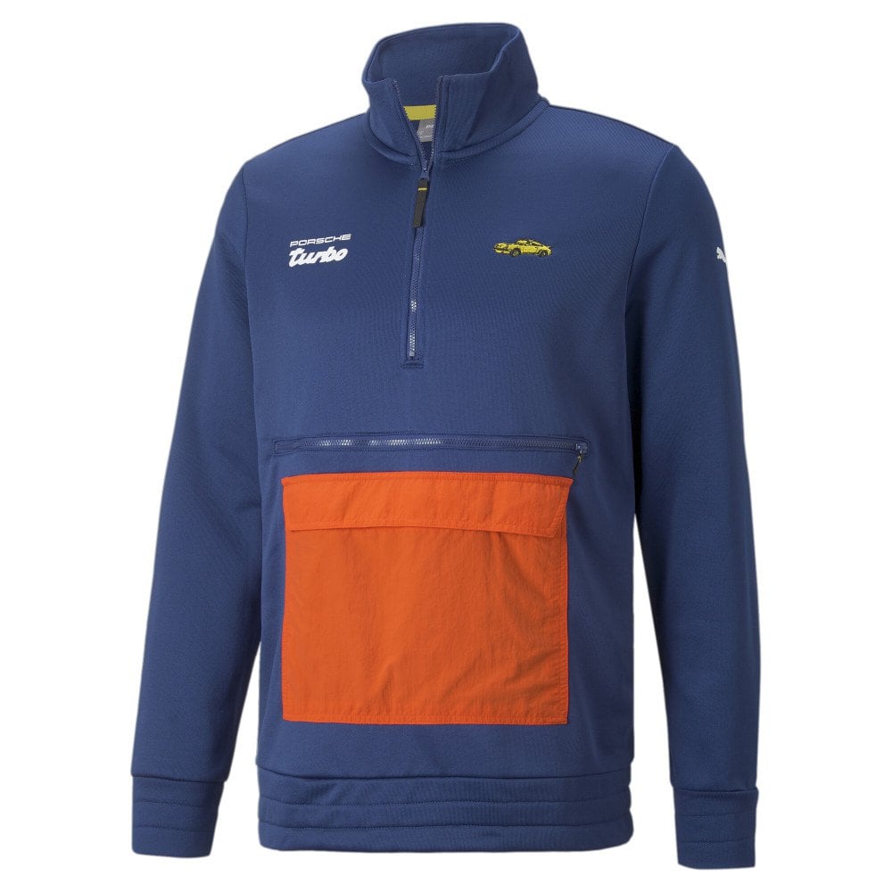 

Толстовка Puma Legacy Porsche Turbo Half Zip, синий