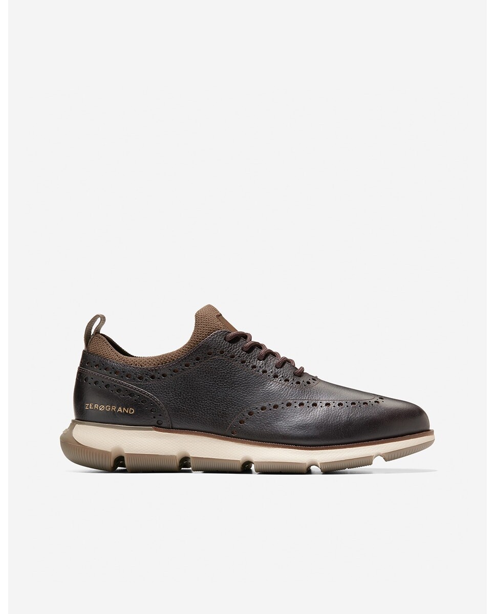 

Мужские коричневые кожаные туфли на шнуровке Cole Haan, темно-каштановый
