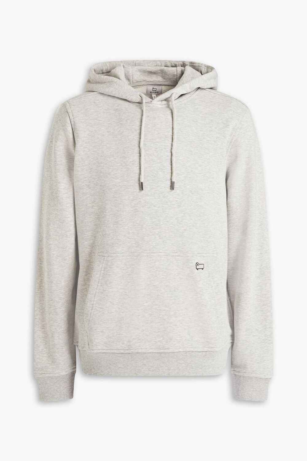 

Толстовка из органического французского хлопка с вышивкой WOOLRICH, серый