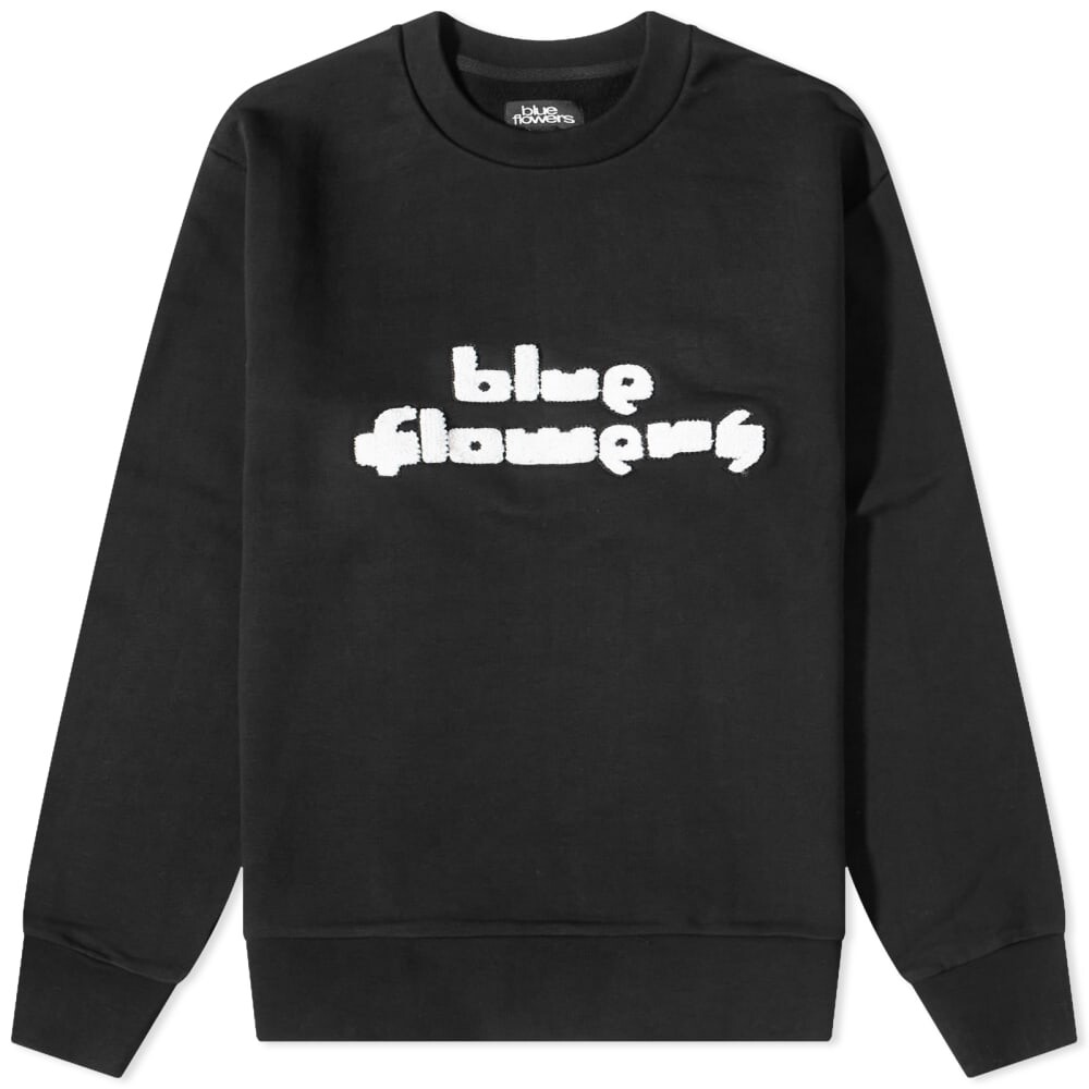 

Blue Flowers Cloud 9 Crew Sweat, черный