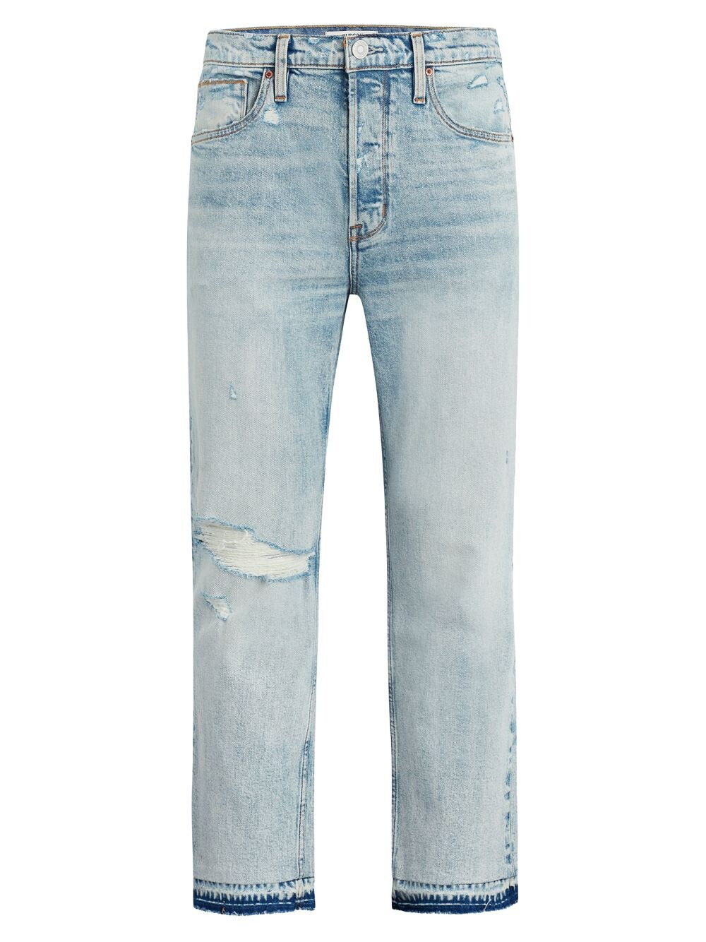 

Рваные джинсы прямого кроя Reese Hudson Jeans