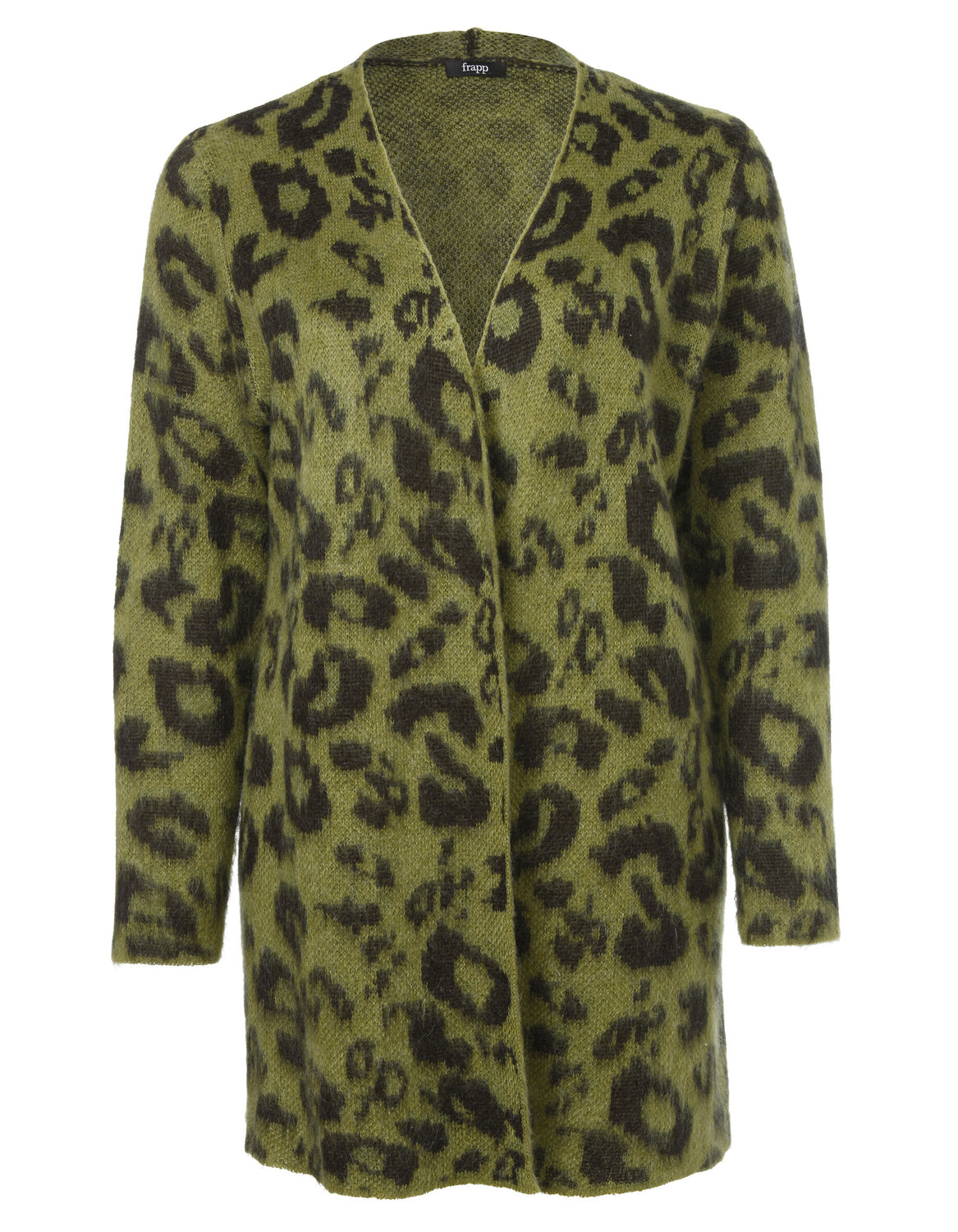 

Толстовка FRAPP Modische mit Animalprint, цвет olive multicolor