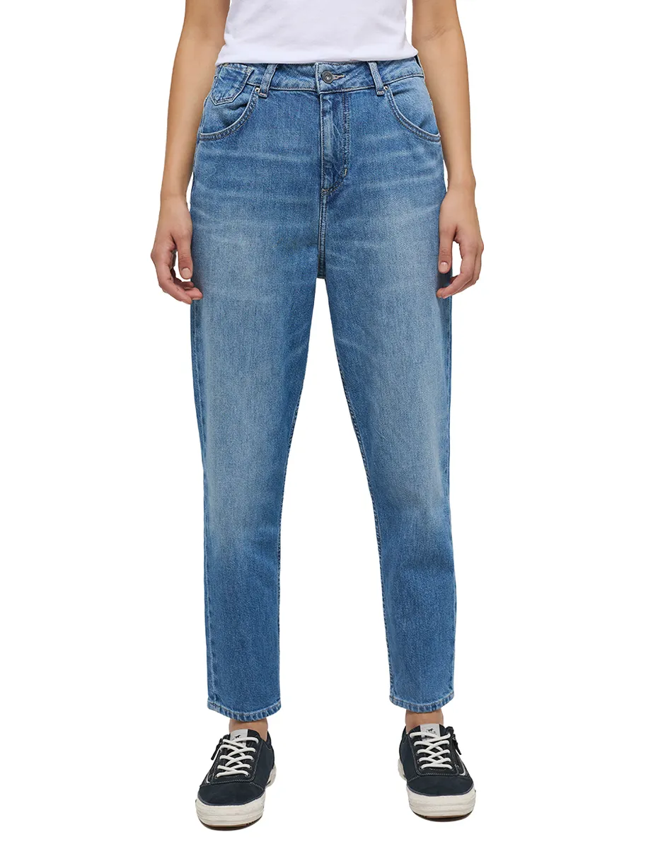 

Джинсы MUSTANG зауженного кроя "Style Charlotte Tapered", синий