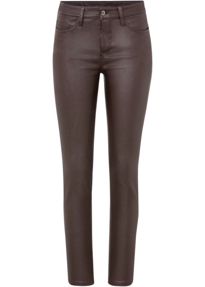 Эластичные брюки пуш-ап с покрытием Rainbow, коричневый женские эластичные брюки с эффектом пуш ап