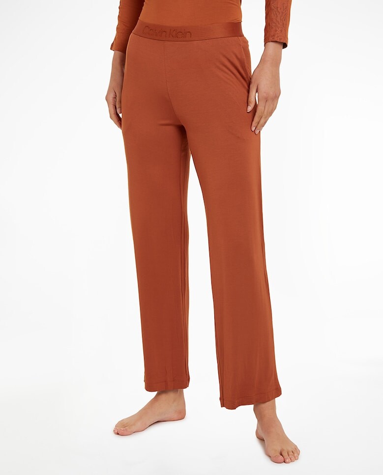 

Женские пижамные брюки из мягкого модала Calvin Klein, оранжевый