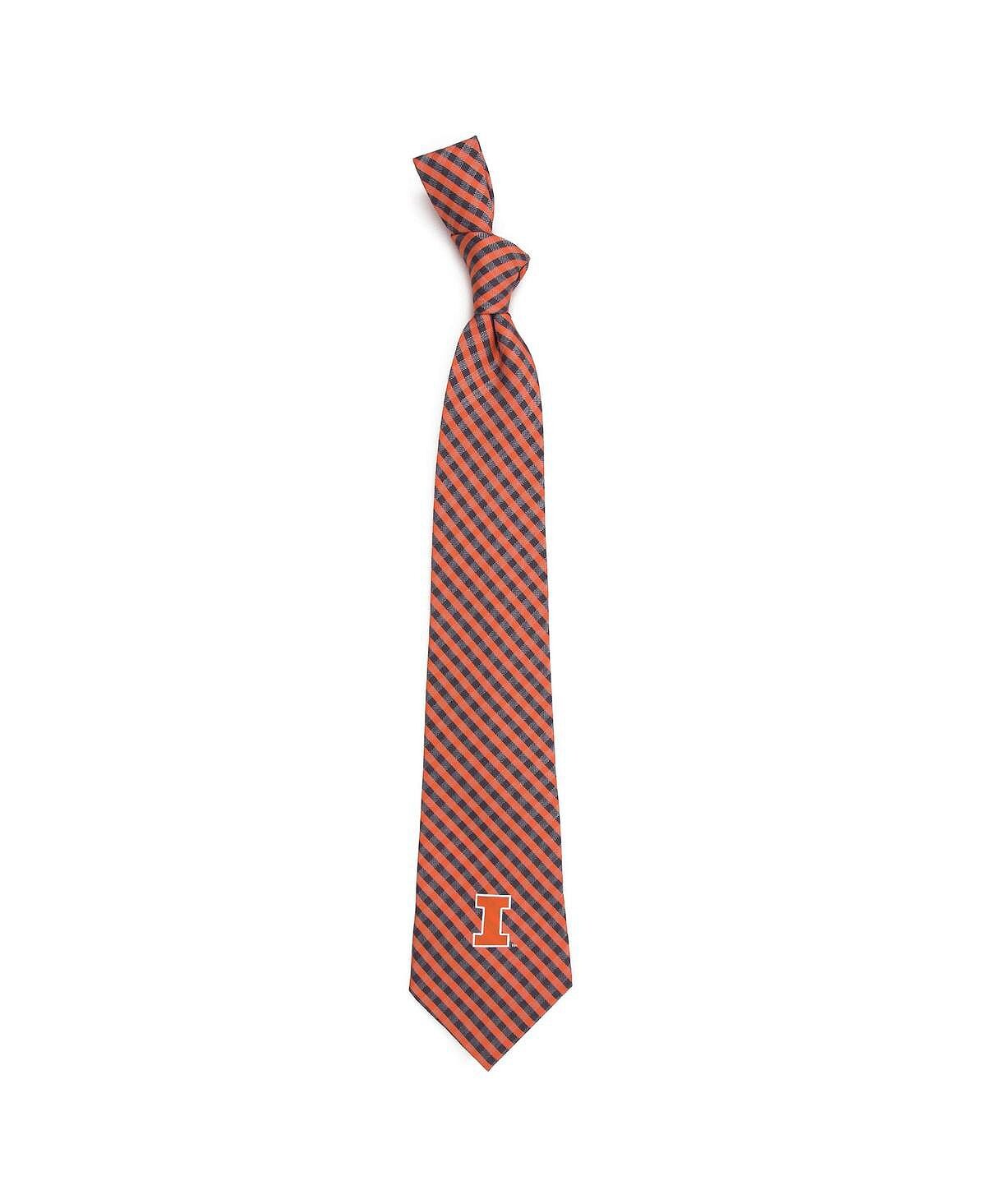 

Мужской галстук Illinois Fighting Illini в клетку Eagles Wings