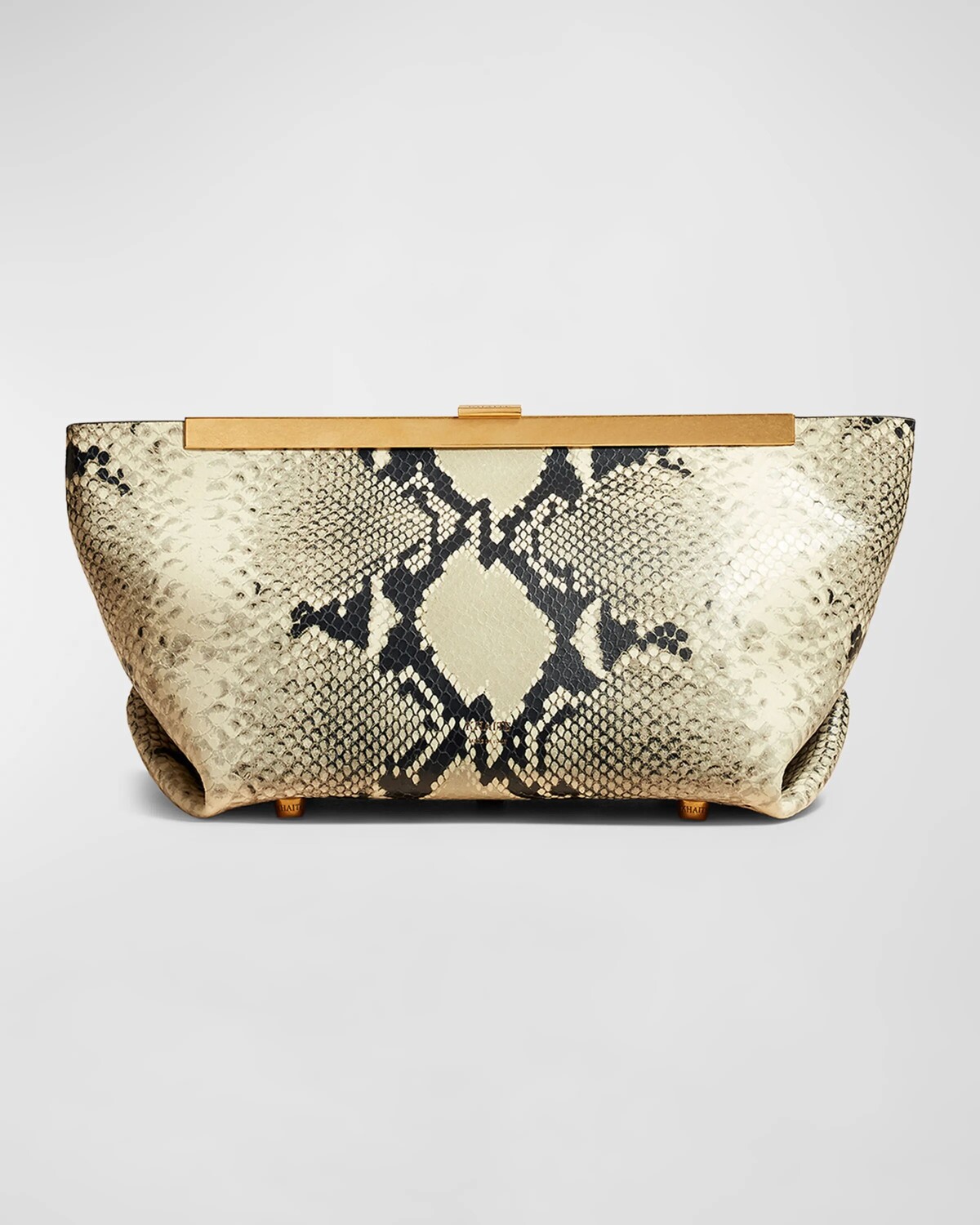 

Клатч Aimee Python с тиснением Python Khaite, цвет Natural