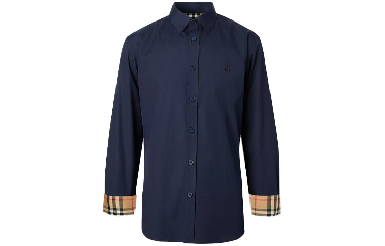

Рубашка мужская Burberry с длинным рукавом, синий