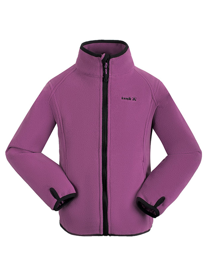 Флисовая куртка Kamik Linnea, фиолетовый флисовая куртка strickfleece kamik цвет lagoonlagune