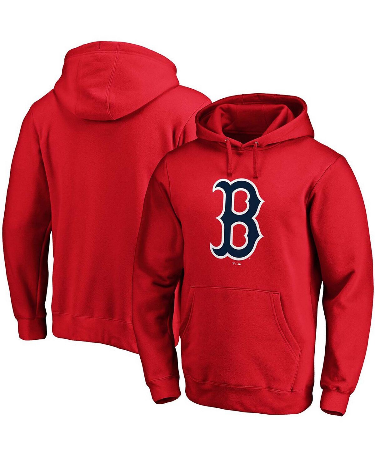 

Мужская красная толстовка с капюшоном Boston Red Sox с официальным логотипом Fanatics