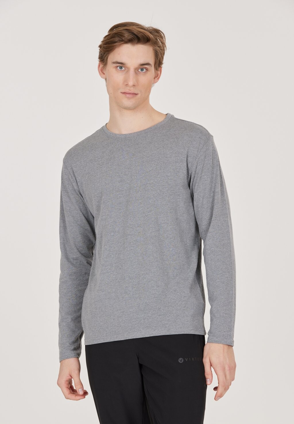 

Рубашка с длинным рукавом LANGARM VIRTUS, цвет mid grey melange