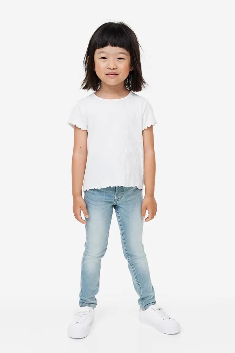 

Супермягкие джинсы скинни H&M, синий