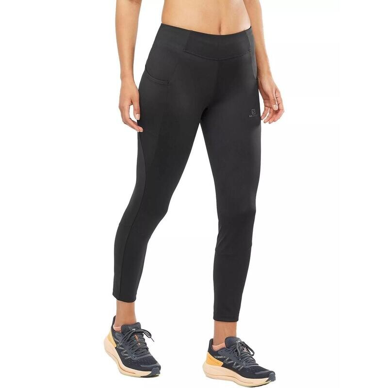 

Спортивные брюки Cross Run 25'' Tight W женские - черные SALOMON, цвет schwarz