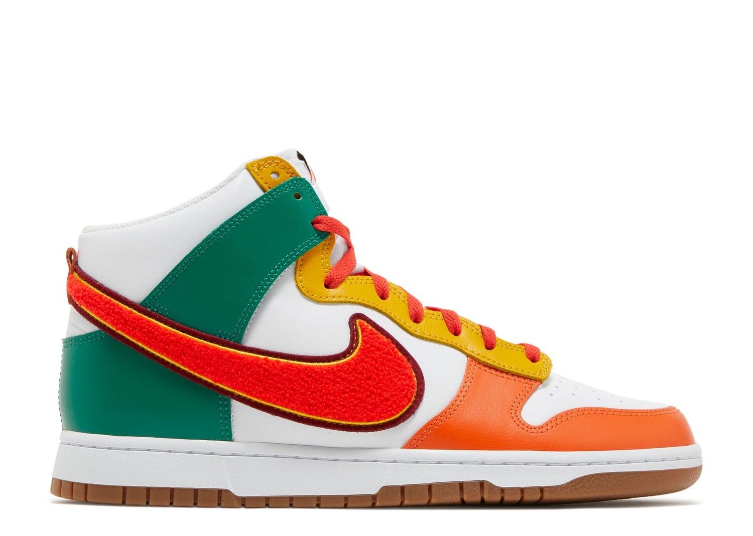 

Кроссовки Nike Dunk High 'Chenille Swoosh', красный