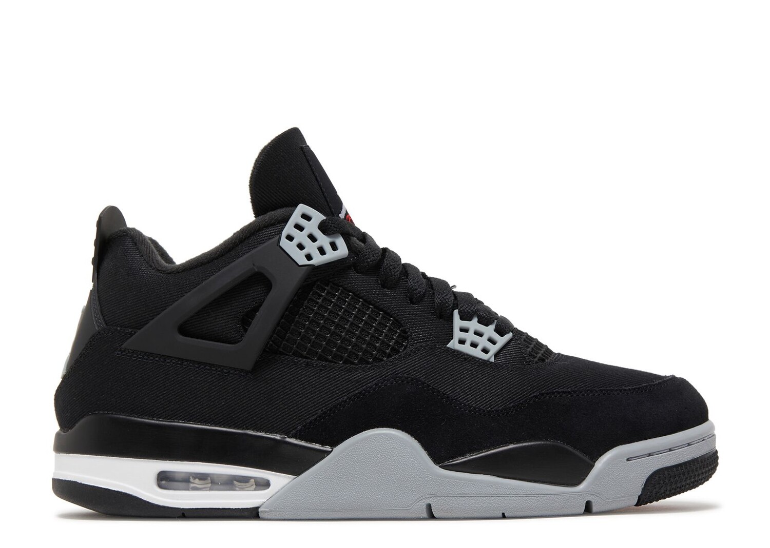 Кроссовки Air Jordan Air Jordan 4 Retro Se 'Black Canvas', черный nike air jordan retro 4 high quality jumpman fire red aj4 breathable outdoor sports sneakers eur 40 47