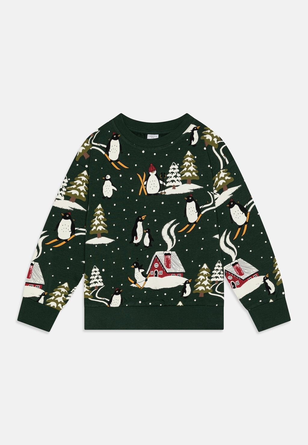 

Толстовка Winter Wonderland Unisex Lindex, цвет dark dusty green