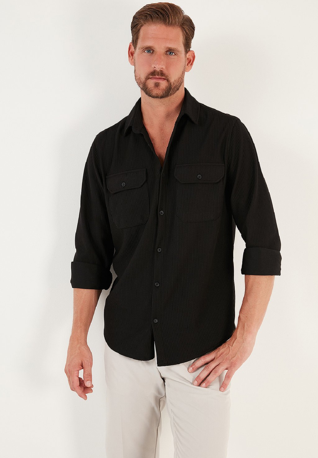 Рубашка REGULAR FIT Buratti, цвет black