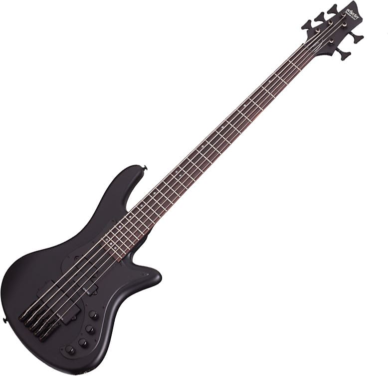 Басс гитара Schecter Stiletto Stealth-5 Electric Bass Satin Black бас гитара schecter stiletto stealth 4 sbk