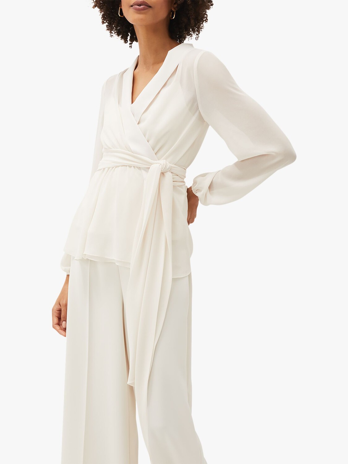 

Блуза с запахом Phase Eight Florentine Co-Ord, пахта