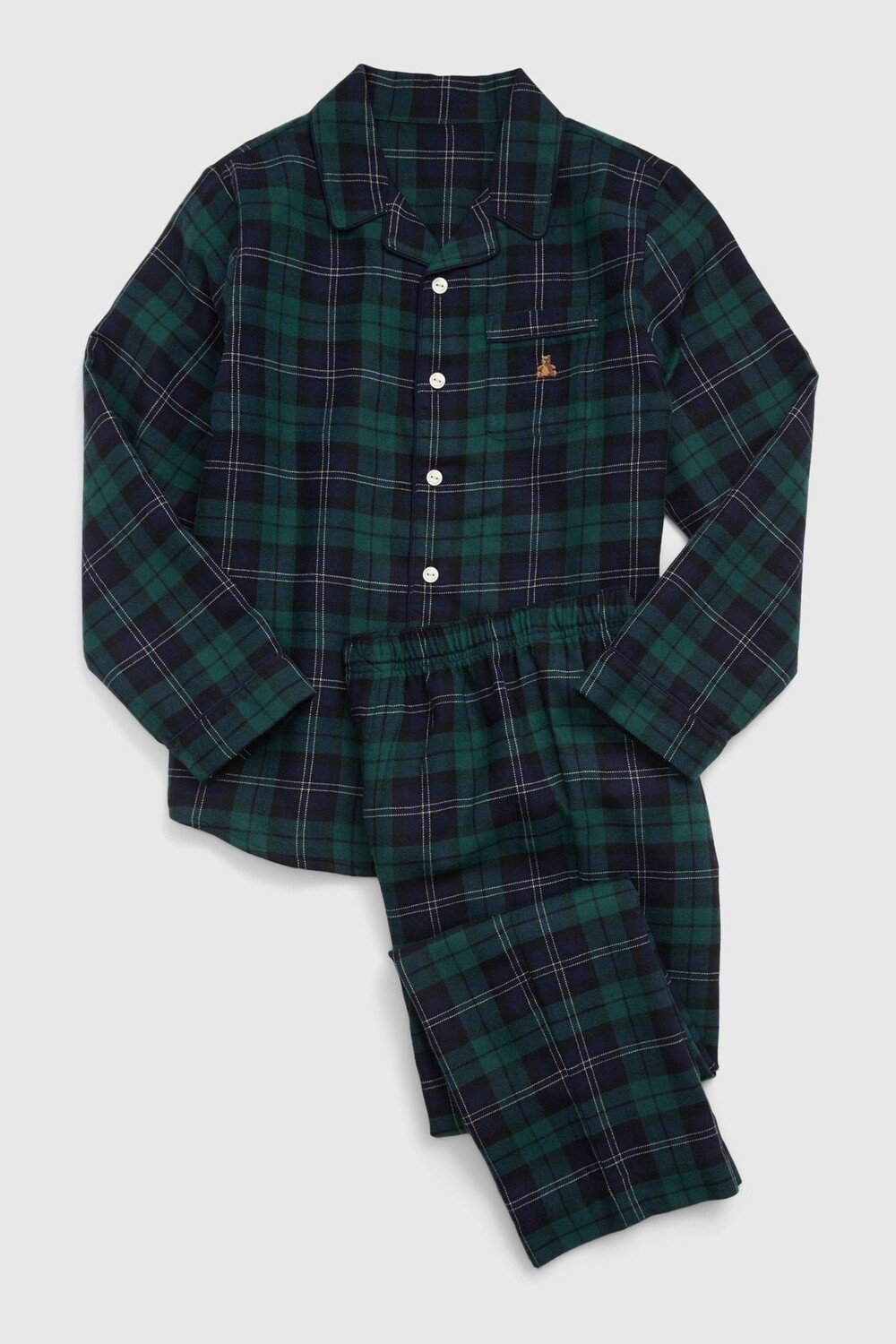 

Клетчатая детская пижама Gap, синий