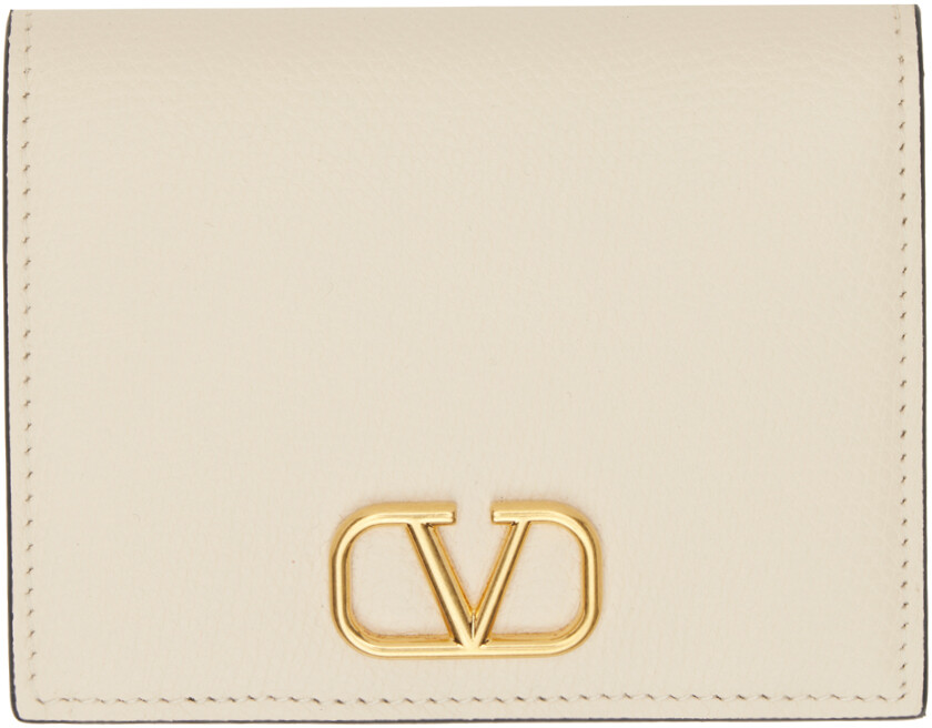 

Белый компактный кошелек VLogo Signature Valentino Garavani