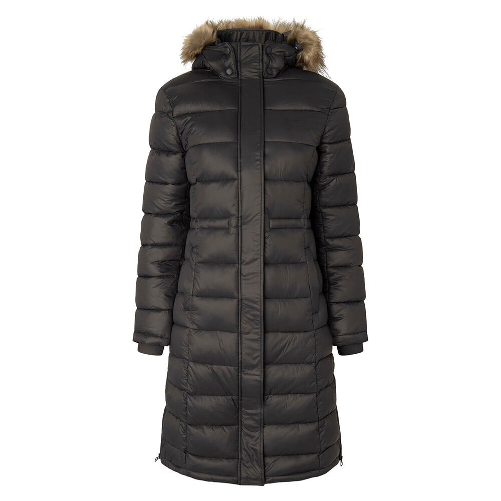 

Куртка Pepe Jeans May Long Puffer, серый