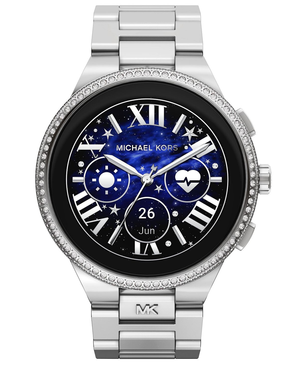

Женские умные часы Camille Gen 6 из нержавеющей стали серебристого цвета, 44 мм Michael Kors