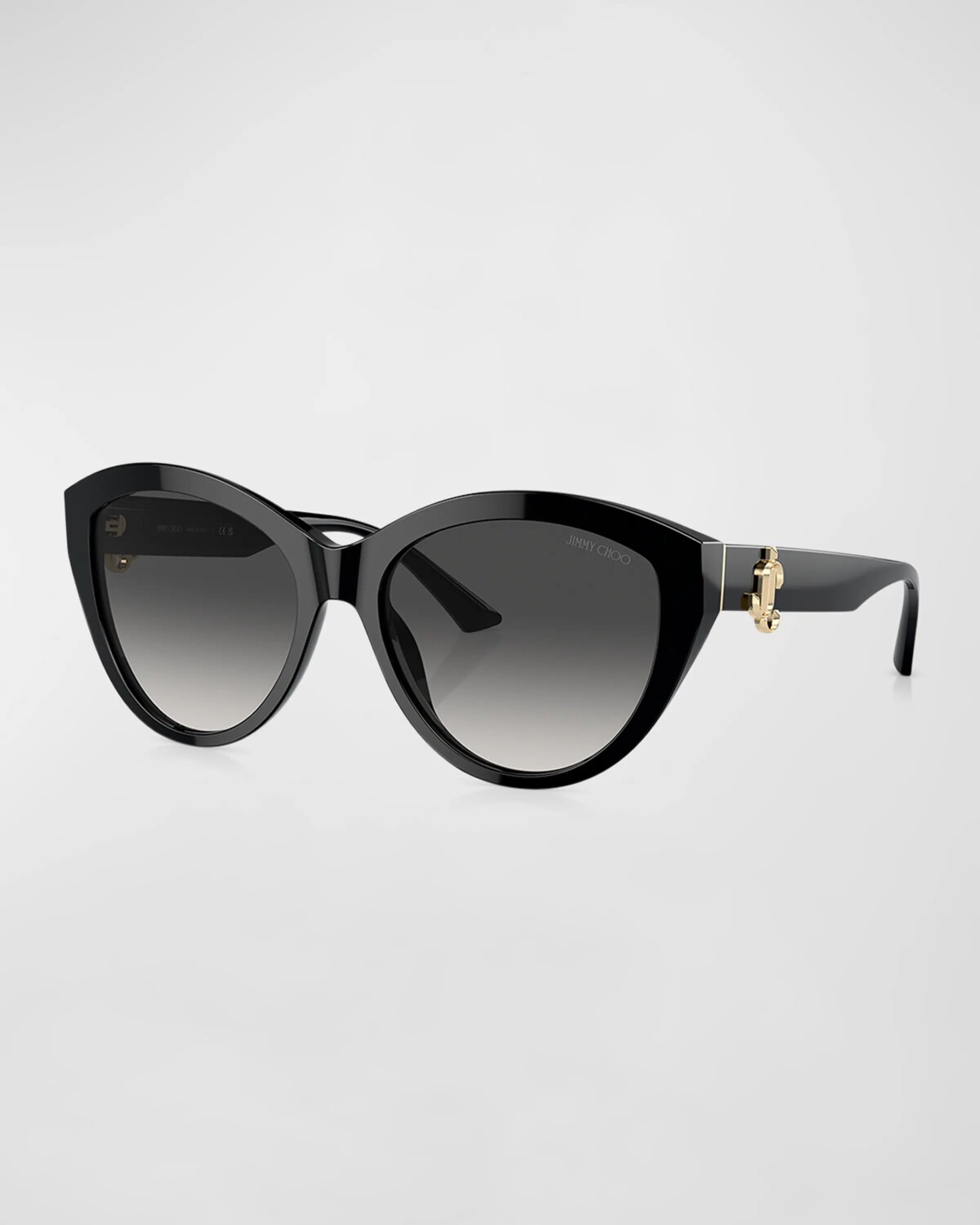 

Круглые солнцезащитные очки из ацетата JC с логотипом Jimmy Choo, цвет Black