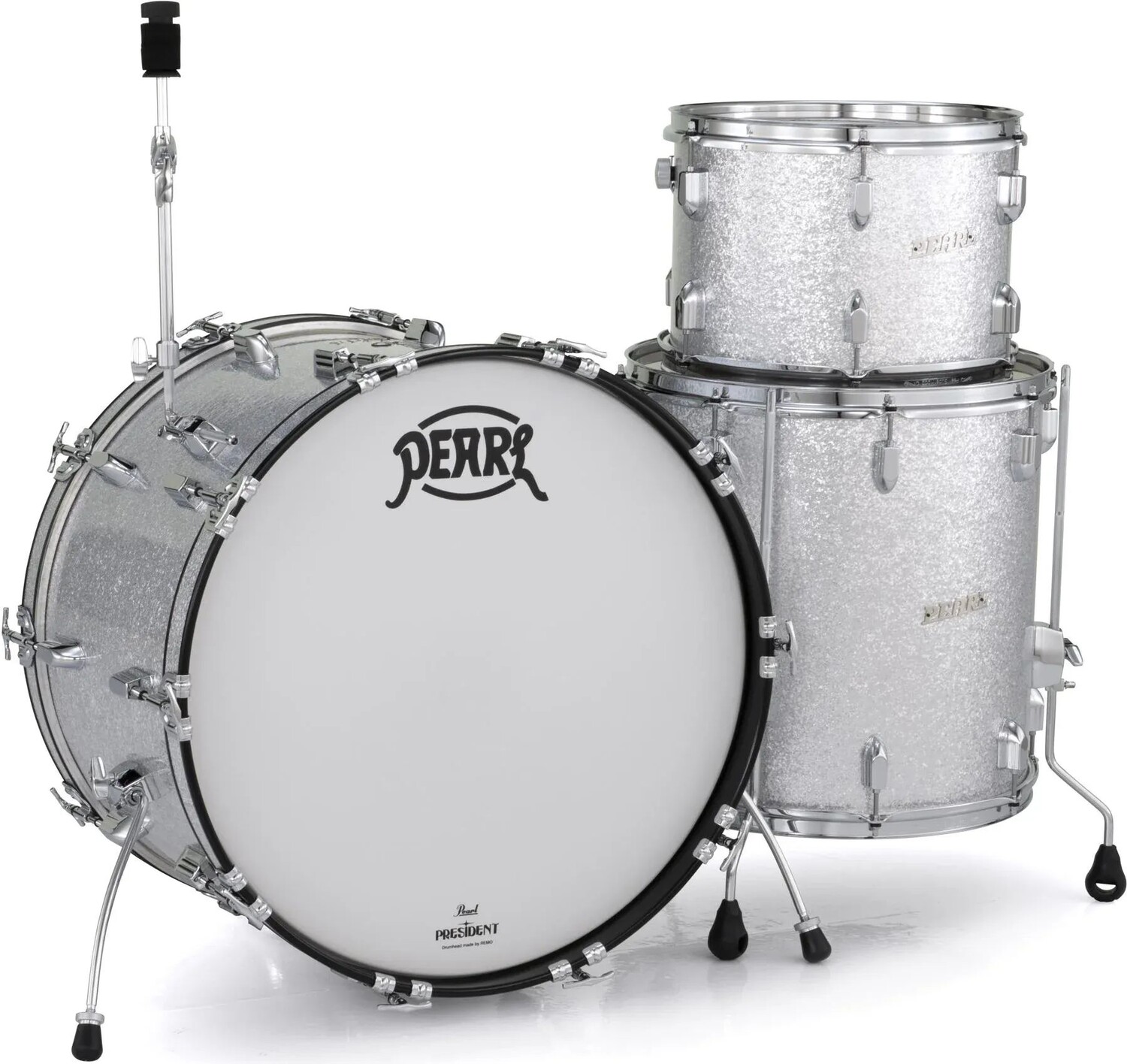 

Набор из 3 предметов Pearl President Series Deluxe PSD923XP/C — серебристый с блестками