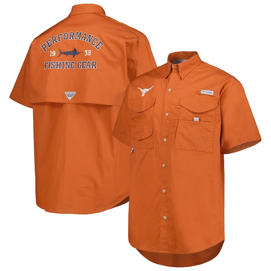 

Рубашка Columbia Texas Longhorns, оранжевый