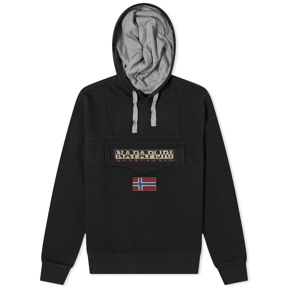 

Зимняя толстовка Napapijri Burgee, черный